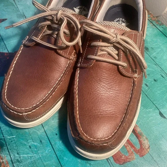 Docker brown leather, 10w Dockers Glacier Mens Oxford Shoes Synthetic Leather Rugged  main image 4